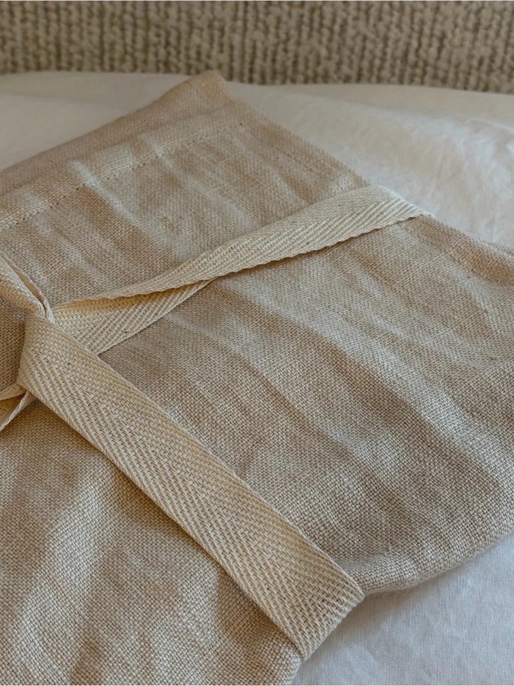 Quince European Linen Flange Edge Pillow Cover Natural 12x20